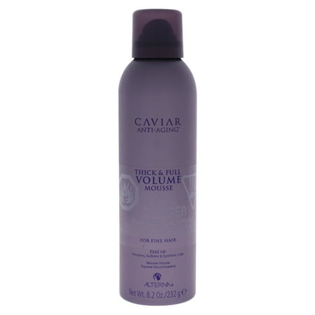 Alterna Caviar Anti-Aging Thick & Full Volume Mousse - 8.2 oz (Best Mousse For Thick Hair)