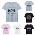 thumbnail image 3 of Dujiujun Best Mom Women Top Decorative Perfect Gifts Polyester Short Sleeve Tee Top for Summer, 3 of 8
