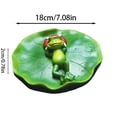 thumbnail image 5 of Garden Statue,Resin Ornament Funny DIY Miniature Figurines for Outside Pond Pool Patio Porch Backyard Miniature Bright Colors Blend Perfectly With The Pond Scenery(G), 5 of 6
