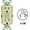 Ivory, variant on Leviton GFCI Receptacle in Ivory — UL Listed for US Residential Electrical Code Compliance, Drop-in NEC-Standard Wiring