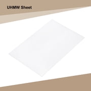 Uxcell Plastic UHMW Sheets, Ultra High Molecular Weight Polyethylene Sheets, 10x12x1/16, White