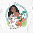 thumbnail image 3 of Disney Moana 2 Pua the Pig and Heihei Trio Men's T Shirt (White, S-XXXL), 3 of 4