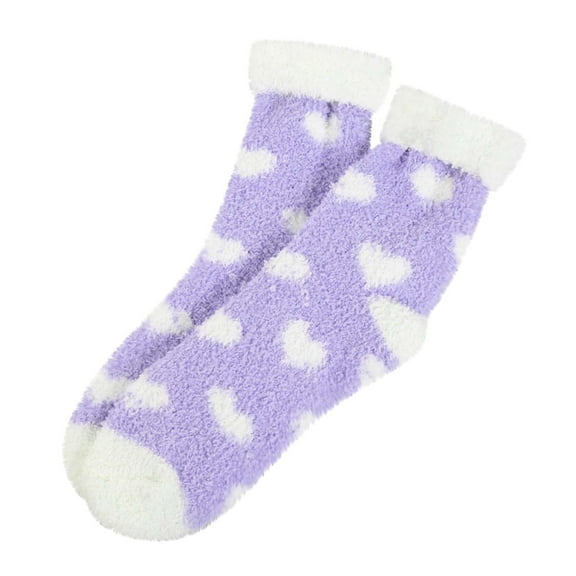 Socks For Women Warm Super Soft Plush Slipper Sock Winter Fluffy Microfiber Crew Casual Home Sleeping Fuzzy Cozy Socks