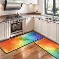 thumbnail image 3 of Kitchen Rugs Sets Of 2,Rainbow Tie Dye Ink Pattern Anti Fatigue Kitchen Mat Rugs Non Slip Washable,Decorative Kitchen Floor Mats for Kitchen,Sink,Laundry,17"x47"+17"x47", 3 of 5