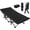 Black Cot Black Pad, variant on PNKKODW XL Folding Camping Cot Extra Wide 28" 500lbs No Set Up, with Mattress for Adults Carry Bag, Portable Bed Cot for Tent, Office Home Nap, Outdoor, Gray Cot Gray Pad