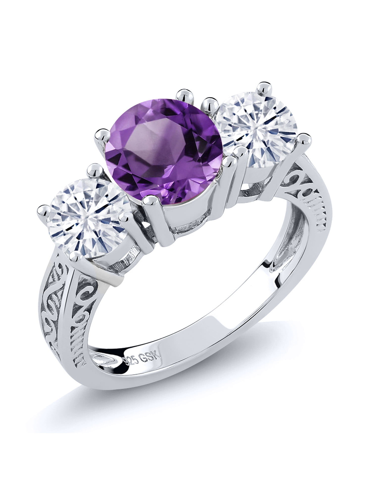 Wishrocks 925 Sterling Silver Simulated Alexandrite Mickey Mouse Ring Party Jewelry for Women /& Girl