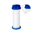 thumbnail image 2 of Filtro de ducha Cartucho de filtro de algodón PP Mini filtro de agua portátil Cartucho de sedimentos PP, 6 cm, Elemento de filtro PP Jumpingount HA000296-01, 2 of 6