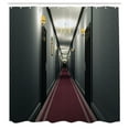 thumbnail image 3 of Ambesonne Grey Yellow Shower Curtain, French Hotel, 69"Wx75"L, Grey Yellow, 3 of 5