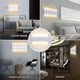 thumbnail image 5 of Lámpara LED de pared Vevor 12W 31cm Aluminio blanca moderna 3000K, 5 of 5
