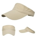thumbnail image 2 of MEICHEN Topless Visor Hats for Women and Men,Casual Fashion Solid Adjustable Outdoor Breathable Sun Hat,Women's Accessories Visors Yellow, 2 of 5