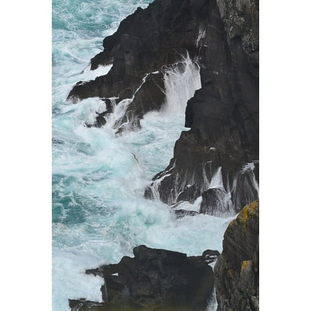 LAMINATED POSTER Waves Atlantic Ocean Ireland Coastline Rocks Poster Print 24 x 36
