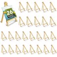 thumbnail image 1 of Paquete de 26 Caballetes de Madera de 9 Pulgadas Caballete para Pintar Lienzos Arte y Manualidades Trípode Pintura Caballete de Fiesta Caballetes de Mesa para Niños Estudiantes para Pintar Juego de Ca, 1 of 1