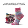 thumbnail image 4 of Calcetines de mujer Calcetines de invierno 5 pares Transpirables Cálidos Suaves Colores coloridos Calidad premium Efecto regulador del clima, 4 of 5