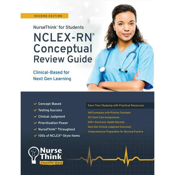 Pre-Owned Nclex-RN Conceptual Review Guide: Clinical-Based for Next Gen Learning (Paperback) 1736476262 9781736476260