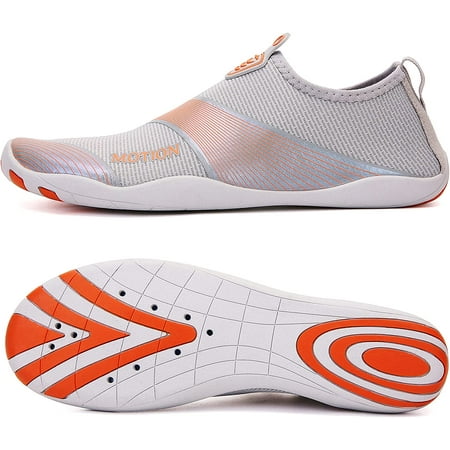 

Unisex Water Shoes Couple Barefoot Quick-Dry Rainbow Socks Yoga Swim Surf gray EU 41