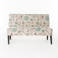 thumbnail image 1 of GDFStudio Christopher Knight Home Dejon Fabric Love Seat, White And Blue Floral, 1 of 10