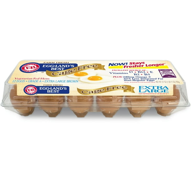Eggland's Best Eggs Organic Brown Large A (12 ct)