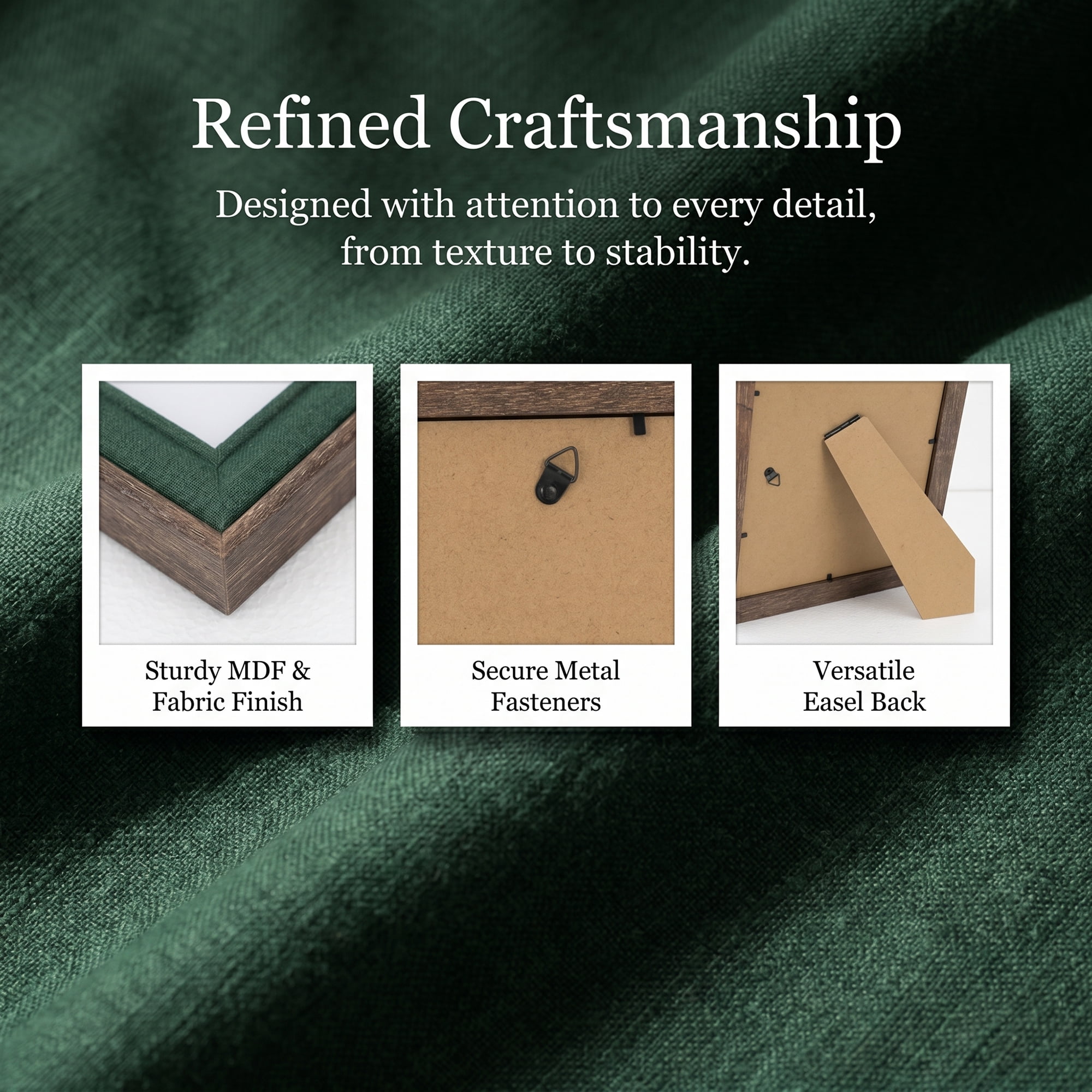 Unique Bargains Rustic Distressed Wood Photo Frame for Wall Mounting Walnut Green 4" x 6"