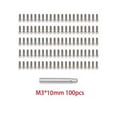 thumbnail image 1 of 100 Pcs Vis à Anneau Échelle en Acier M2 M3 Équipées d'Un Outil Clé pour Vis Apparence Simulée 100 Pcs Vis à Anneau Échelle en Acier M2 M3 Vis M2 M3 pour Jantes de 1.9 2.2 Pouces en Grade 12.9 10, 1 of 9