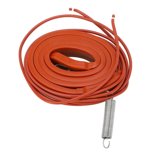 Cinta calefactora de tubería de agua, AC220V 45W Cinta calefactora Cable calefactor autorregulable Cable calefactor Eficiencia maximizada NikouMX herramienta