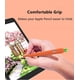 thumbnail image 3 of Funda de silicona para Apple Pencil de 1.ª generación, soporte de funda de agarre suave y protección de cubierta de punta para Apple Pencil 1 (para Apple Pencil (1.ª generación), naranja), 3 of 4
