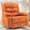 Orange, variant on Korser Oversized Swivel Rocker Recliner Chair for Adults 40.6'' Wide for Nursery Living Room,Orange