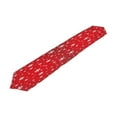 thumbnail image 4 of EREHome Merry Christmas Snowflake Red Table Runner Decoration Kitchen Table Runners for Home Coffee Kitchen Dining Table 13x70 inches, 4 of 4