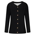 thumbnail image 4 of Ashirexll Cardigan Sweaters for Women, Winter Coats for Women Button Front Long Sleeve Knit Cardigan Jacket Fall Fashion, 4 of 4