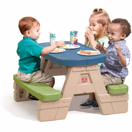 Step2 Sit and Play Junior Picnic Table with Removable Umbrella