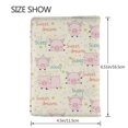 thumbnail image 3 of Pofeuu Pigs Sleep Print Travel Document Organizer Passport Holder Men Women for Family (6.5 in x 4.5 in),Wallet Holder Credit Card Clutch Bag Case, 3 of 5