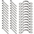 thumbnail image 2 of SHISUYAN 12 Pcs Sangles de Pont en Acier Inoxydable pour Bateaux Kayak Poignées en Acier Inoxydable, 2 of 8
