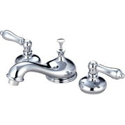 Bismark Chrome Double Handle Lavatory Faucet w/Pop-up