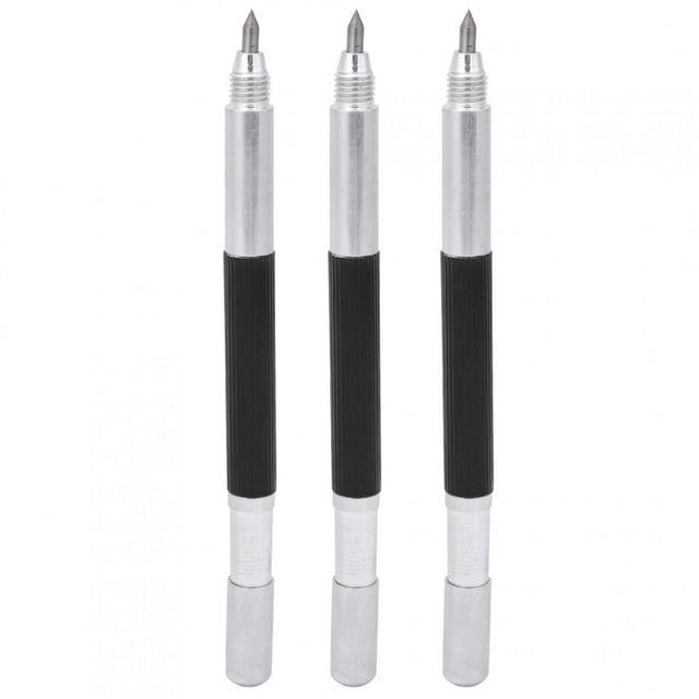 Double Tip Scriber Pen,3pcs Double Carbide Tip Tile Scriber Scriber Pen Advanced Technology