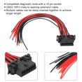 thumbnail image 1 of OBD2 16Pin Male Connector Extension Cable, More  and Practical Opening Adapter Female, Compatible Diagnostic Tools with a 16 Pin Socket, Universally Fits for  Vehicles, 1 of 7
