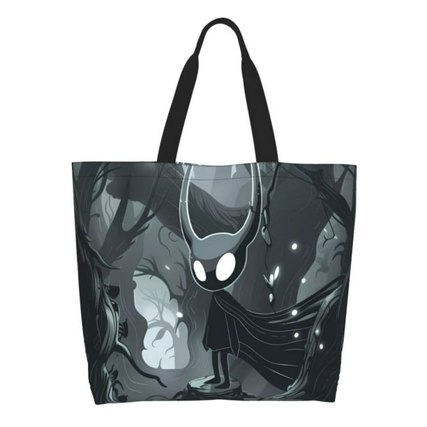 Disketp Forest Black Ghost Warrior Bolsa Tote Estampada para Mujer, Bolso de Hombro y de Mano para Compras y Viajes