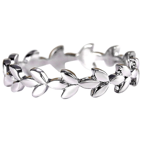BKBP Rose Gold Tree Vine Leaf Copper Ring Gift Fashion Gorgeous Rings Elegant Adjustable Minimalist Thumb Finger Rings Great Gift for Her