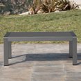 thumbnail image 2 of Kepooman Table Basse Moderne, Table Centrale en Bois Rustique, Table Rectangulaire pour Salon, Gris, 2 of 9