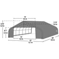 thumbnail image 4 of ShelterLogic ShelterCoat 22 x 28 x 13 ft Green Garage Peak, 4 of 12