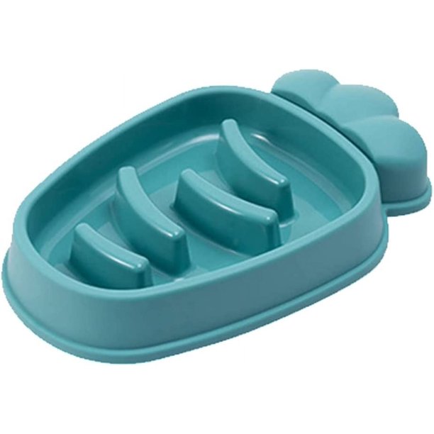 1 Uds comederos para perros dispensador de comida para gatos cuenco antiglotón para perros para el hogar al aire libre comida lenta viajes evitar comer en exceso (verde) Sincero Electrónica