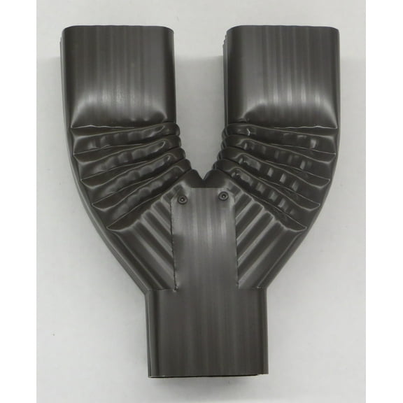 Downspout Y Funnel (3x4, Musket Brown)