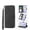 Black, variant on Wallet Case for Honor 400 Flip Phone Case with Card Slots, Cash Pocket, Kickstand, Magnetic Closure & Wrist Strap, TPU Soft Shell Cover Black