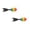 A, variant on FTsdfkl 29cm Rainbow Foam Whistling Throw Rocket Toy, Aerodynamic Tail Dart Ball For Kids Outdoor Backyard Play