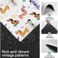 thumbnail image 3 of Dachshund Sport Kitchen Rugs Sets Of 3,Kitchen Runner Rugs Non Skid Washable,Decorative Kitchen Floor Mats for Kitchen,Sink,Laundry,17"x30"+ 17"x47" + 17"x59", 3 of 6