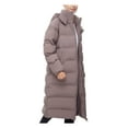 thumbnail image 3 of Rokka&Rolla Women's Below The Knee Puffer Coat Seamless Parka Jacket, 3 of 12