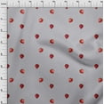 thumbnail image 3 of oneOone Cotton Poplin Fabric Strawberry Fruit Print Fabric by Yard 42 Inch Wide, 3 of 4