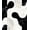 Black White, Pattern 1, variant on Design&I 8'x10' Washable Area Rug Floorcarpet Abstract Swirl Brushstroke Neutral Monochrome Accessories for King Size Bedroom, Under Bed, Sleek Flatweave Pet Friendly