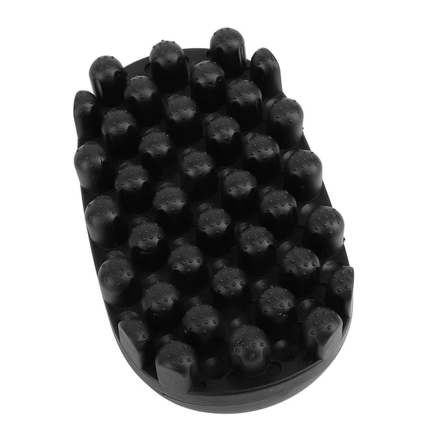 Cepillo De Pelo Para Rizar De Goma, Peine Para Rizos No Absorbente, Herramienta De Peinado Lavable Con Material De Goma Para Cabello Afro