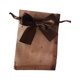 thumbnail image 1 of Yuarrent 30 Uds bolsa de tul transparente exquisita bolsa con cordón almacenamiento joyería caramelo bolsillo red joyería cinta boda fiesta Kits de decoración para fiestas café 17*23cm, 1 of 6