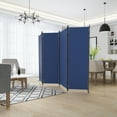 GOJOOASIS Room Divider, 4Panel Folding Privacy Screen, 88in Portable