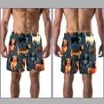 thumbnail image 3 of luoweisi Men's Beach Shorts Quick Dry Swim Trunks with Mesh Lining Dachshund L, 3 of 5